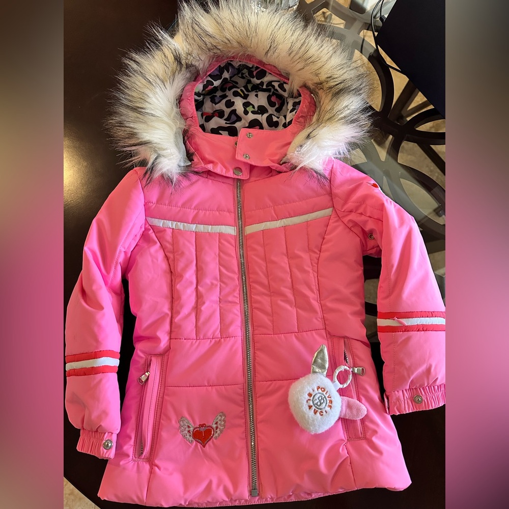 French Ski Jacket Poivre Blanc Harriett for Girls, 5 Years excellent condition - Picture 3 of 16